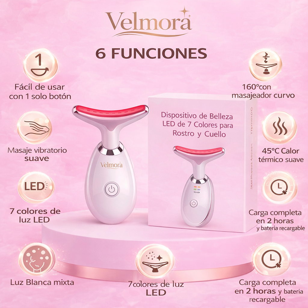 Masajeador Microcorriente para Cara y Cuello